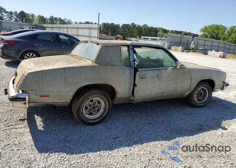 1978 Oldsmobile Cutlass из США, поврежденный, VIN 3M47F8D426090